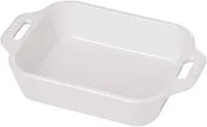 Staub Rectangular Dish, White, 7.5 X 6 - White