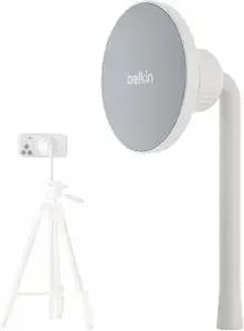 Belkin Stage Magnetic Tripod Phone Mount, Magsafe & qi2 Compatible - 360-Degree Rotating Holder, For Iphone 17 & 16, Android, Tiktok, Youtube, Streaming, Influencer Content