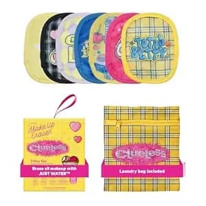 The Original Makeup Eraser 7-Day Set, Erase All Makeup With Just Water, Including Waterproof Mascara, Eyeliner, Foundation, Lipstick, Sunscreen, And More! Clueless, 7ct.