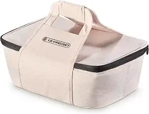 Le Creuset Heritage Rectangular Bakeware Tote Bag, Ecru