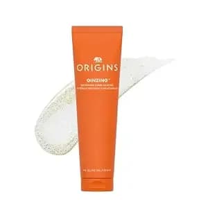 Origins Ginzing Gentle Exfoliating Cleanser - Visibly Refines Pores & Brightens - With Caffeine, Ginseng & Jojoba Beads, 5 Fl Oz