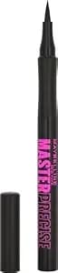 Maybelline Eyestudio Master Precise All Day Waterproof Liquid Eyeliner Makeup, Black, 1 Count (Packaging May Vary)