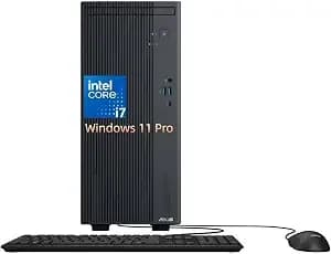 Asus Business Desktop Computer Pc, Intel 10-Core i7-13620h Processor, 16 Gb ddr5 5600 Mt/S, 1 Tb Ssd, Displayport, Wi-Fi 6, Wired Kb & Mouse, Windows 11 Pro