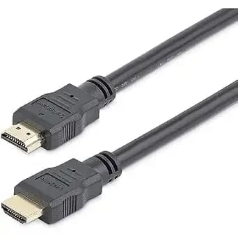 Startech.Com 3m (10ft) Hdmi Cable - 4k High Speed Hdmi Cable With Ethernet - Uhd 4k 30hz Video - Hdmi 1.4 Cable - Ultra Hd Hdmi Monitors, Projectors, Tvs & Displays - Black Hdmi Cord - M/M (hdmm3m)