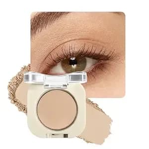 Bestland Nude Whisper Single Eyeshadow For Mature Skin – Soft Matte Nude Beige, Silky Smooth Finish, Ultra-Pigmented & Long-Lasting Natural Eye Color For Everyday Makeup, Effortless Blendable Cream