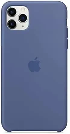 Apple Iphone 11 Pro Max Silicone Case - Slim Fit, Wireless Charging Compatible, Water Resistant - Linen Blue