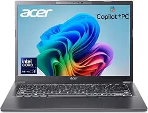 Acer Aspire 14 Ai Copilot+ Pc - 14" Wuxga Display - Intel Core Ultra 5 Processor 226v - Npu: Up To 40 Tops - Gpu: Up To 53 Tops - Intel Arc 130v - 16gb lpddr5x - 512gb Ssd - Wi-Fi 6e - a14-52m-51s1