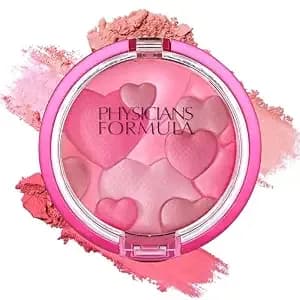 Physicians Formula Happy Booster Glow & Mood Boosting Blush, Silky Smooth Formula, Hypoallergenic, Blends Easily With Radiant Finish – Rose