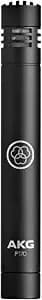 Akg Pro Audio p170 Professional, All Metal, Switchable Attenuation, Small Diaphragm Condenser Instrumental Microphone Silver Blue