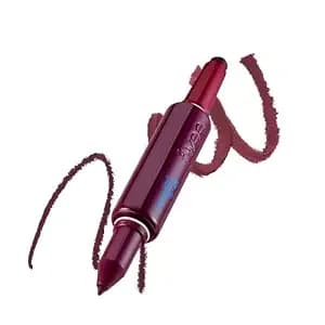 Fwee Long Lasting Dual Coloring Stick Lip Liner, Pretty Savage - All-In-One Dual Stick, Retractable Lip Liner Lipstick Combo, Satin Finish - Smooth Glide, Smudge-Proof - 1.2g (06 Pretty Savage)