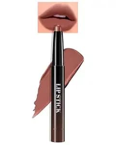 Pink Lipstick Crayon,Matte Lipstick For Older Women, High Pigment-02 - 1pc,Long Lasting 24 Hour,Waterproof,Non-Sticky,Smooth Creamy Formula, Lightweight,Pink Lip Crayon Makeup For Mature Women