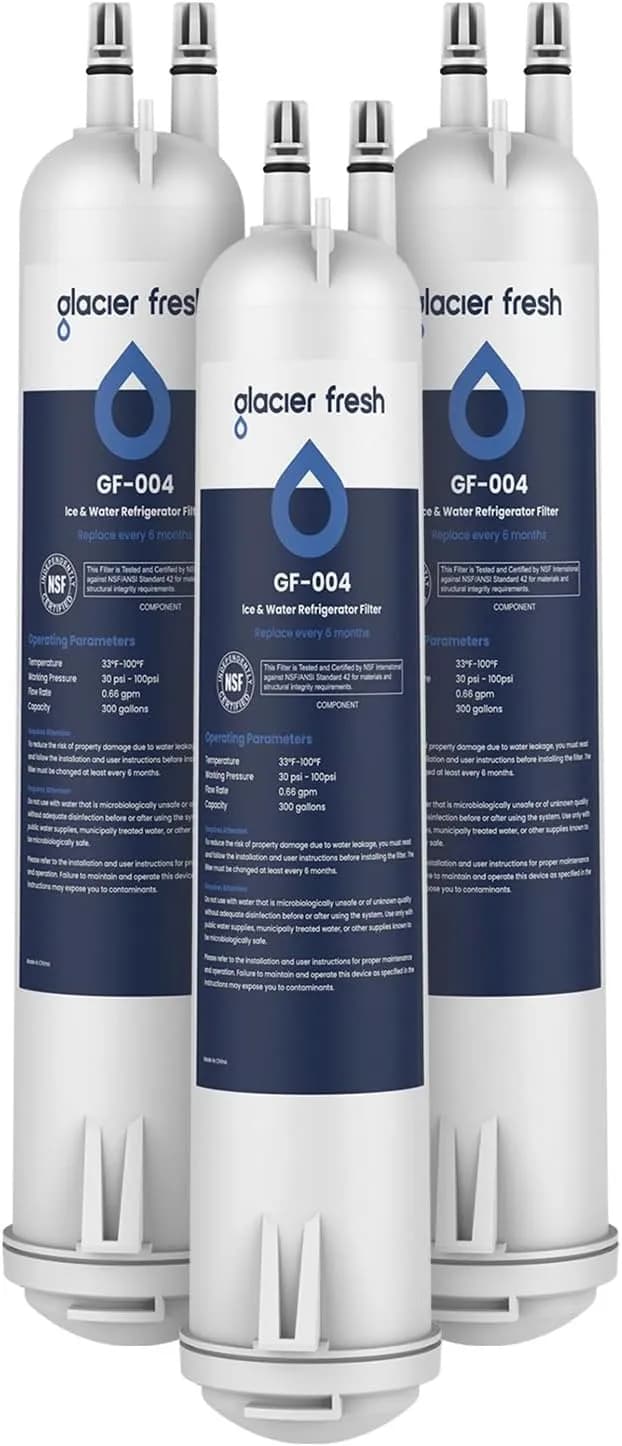 Glacier Fresh edr3rxd1 Water Filter, Compatible With 4396841, 3 Pack - kad3rxd1, whr3rxd1, 4396841, 4396710, Filter 3, 46-9083,46-9030, 9030, 9083 Refrigerator Water Filter