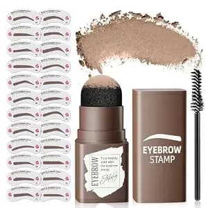 Eye Brow Stamp For Older Women Easy To Use Light Brown