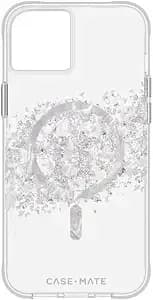 Case-Mate Iphone 15 Plus Case - Touch Of Pearl [12ft Drop Protection] [Compatible With Magsafe] Magnetic Cover With Cute Bling Sparkle For Iphone 15 Plus 6.7", Anti-Scratch, Shockproof, Slim