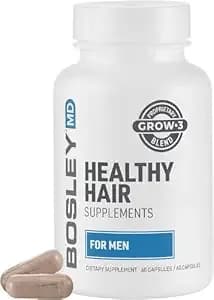 Men’S Healthy Hair Growth Supplements – Dht-Blocking Botanicals With Biotin, Niacin, Zinc & Pumpkin Seed - Rich In Vitamins & Minerals – Supports Thicker, Fuller Hair – 60 Capsules (2-Month Supply)