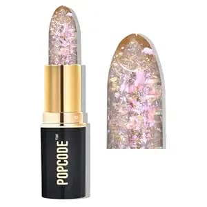 Color Changing Lipstick With Peridot-Inspired Aurora Flakes - Moisturizing & Long Lasting Ph Lip Balm, Hydrate & Nourish Lip While Leaving Sheer Pink Tint With Villina Scent, #002 Opal Whisper