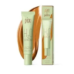 Pixi h2o Skintint - Tinted Gel Moisturiser - Lightweight, Hydrating & Water-Resistant - Evens Tone & Reduces Redness - Cinnamon - 1.2 Fl Oz/35 Ml