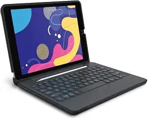 Zagg Rugged Education Keyboard For Apple Ipad 10.2" (7th/ 8th/ 9th Gen) 6ft Drop Protection - Durable - Black