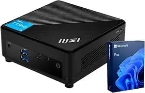 Msi Cubi 5 Professional Mini Desktop, Intel 6-Core Processor, 16gb Ram, 512gb Ssd, Support 3-Monitor 4k, Thunderbolt 4, Hdmi, Dp, Wi-Fi 6, Windows 11 Pro, Seamless Multitasking At Work/Home