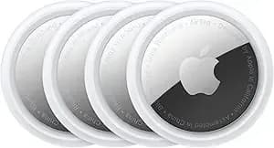 Apple Airtag (1st Generation) - 4 Pack. Keep Track Of And Find Your Keys, Wallet, Luggage, Backpack, And More. Simple One-Tap Set Up With Iphone Or Ipad, Bluetooth
