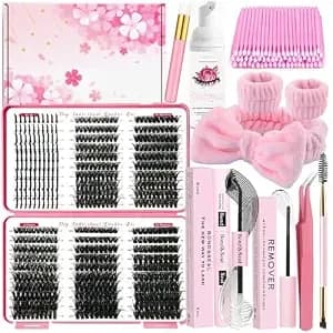 580pcs Diy Lash Clusters Kit