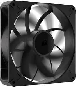 Corsair rs140 Max 140mm Pwm Thick Fan – High Static Pressure – Liquid Crystal Polymer Construction – Single Fan – Black