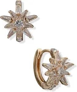 Anne Klein Women'S Small Hoop Earrings, Layered Statement Fashion Jewelry For Everyday And Evening Wear
