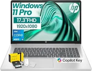 Hp 17 Inch Business Laptop Computer, Intel 8-Core i3, 16gb Ram, 512gb Ssd
