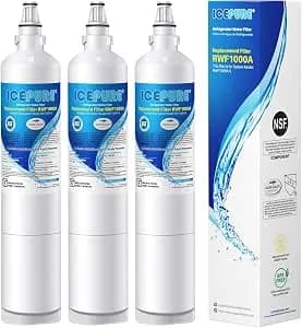 Icepure 5231ja2006a Replacement For Lg lt600p, Kenmore 9990, 5231ja2006b, Kenmoreclear 46-9990, 5231ja2006a-S, wfc2001, lsc27931st, lfx25960st, Fml-2,rwf1000a Refrigerator Water Filter 3pack - Replacement For Lg lt600p, Kenmore 9990, 5231ja2006b, 46-9990