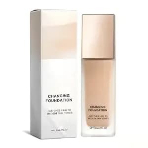 Color Changing Foundation For Mature Skin, Concealer Cover Cream, Lightweight Liquid Foundations, Tone Suitable For All Skin Types (1pcs)