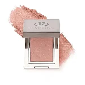 K'Apeine Glitter Eyeshadow, Single Eyeshaow Palette Shimmer Highlighter Metallic Eyeshade Professional Long-Lasting Waterproof Makeup Palette For Everyday Special Occasions (01# Pink)