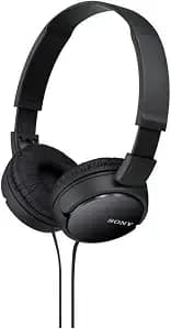 Sony Zx Series Wired On-Ear Headphones, Black Mdr-zx110