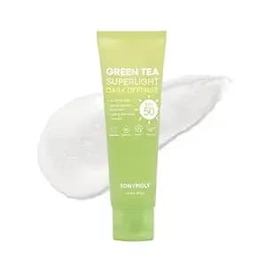 Tonymoly Green Tea Face Sunscreen Spf 50+ Pa++++, No White Cast, 1.69 Fl Oz