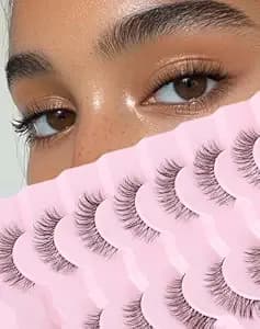 Cat Eye Lashes Strip Lashes Wispy Lashes Eyelashes Natural Look ad6