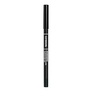Covergirl Exhibitionist 24-Hour Kohl Eyeliner, Black, Gel Eyeliner, 0.04 Fl Oz,Black Eyeliner, Long Lasting Eyeliner, Gel Eyeliner Pencil, Glides On, Waterproof Eyeliner