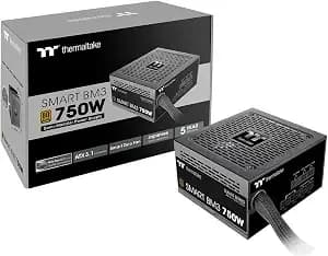 Thermaltake Smart bm3 750w 80plus Bronze Atx 3.1 & Pcie 5 Ready Semi-Modular Power Supply, 105°C/221°F Japanese Capacitor, 5 Year Warranty, Ps-Spd-0750mnfabu-3