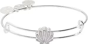 Alex And Ani Mother Of Pearl Scallop Shell Slider Bangle