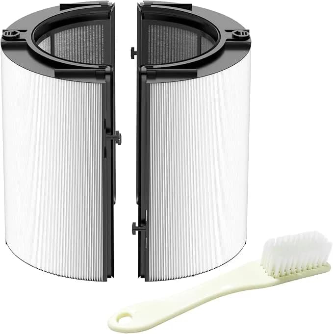 360 Glass Hepa + Carbon Filter Replacement For Dyson tp10 Air Puri-Fier - 360 Combi Activated Carbon Filter Replacement For Dyson tp10 hp10 tp09 hp09 tp7c tp07 tp4a tp11 pc1, Replace Part # 965432-01