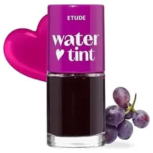 Etude Dear Darling Water Tint, Grape Ade, Lip And Cheek Stain - Korean Water Lip Tint And Lip And Cheek Stain; Vivid Lightweight Color, Non-Sticky Finish And Long-Lasting Wear.