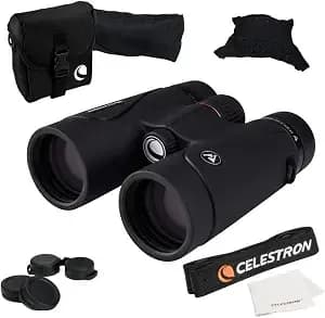 Celestron Trailseeker 8x42 Premium Phase & Dielectric Coated Binoculars - High-Contrast Views, Fully Broadband Multi-Coated Optics, Lightweight Magnesium Body, Twist-Up Eyecups, 6.5 Ft Close Focus