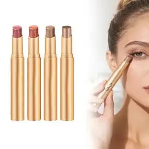 Lecdoa Waterproof Cream Eyeshadow Stick Set, 3 Color Eyeshadow Stick, Long Lasting Blendable Eye Makeup Pencils With Built-In Sharpener For Daily Eye Beauty (4 Colours)