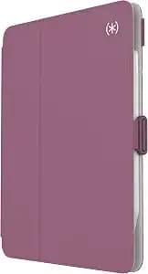 Speck Case For Ipad Pro 4th Generation 11 Inch - Drop & Camera Protection, Slim Multi Range Stand, Apple Pencil Holder - Plumberry/Crushed Apple/Crepepink