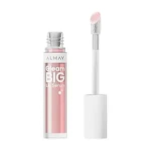 Almay Gleam Big Lip Serum, 100 Positively Pink, 0.13 Fl Oz - Hydrating, Moisturizing Lip Serum With High-Shine, Non-Sticky, Sheer Wash Of Color. Hypoallergenic.