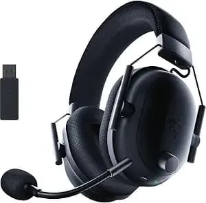 Razer Blackshark v2 Pro Wireless Gaming Headset, 70 Hr Battery, Black - Detachable Mic, Pro-Tuned Fps Profiles, 50mm Drivers, Noise-Isolating, Memory Foam Earcups, Pc, ps5, Switch 2, Bluetooth 5.2