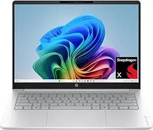 Hp Omnibook 3 14 Inch Next Gen Ai Pc, 2k Display, Snapdragon X x1-26-100, 16 Gb Ram, 512 Gb Ssd, Qualcomm Adreno Gpu, Windows 11 Home, Glacier Silver, 14-hz0099nr