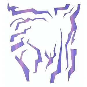 Purple Temporary Tattoos, Demon Hunter Realistic Waterproof Body Art For Cosplay And Party Makeup (5 Pcs)