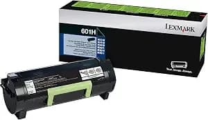 Lexmark Unison 601h Toner Cartridge - High Yield Document Printing With 10000 Page Capacity And Smudge-Free Black Toner