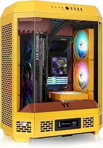 Thermaltake Tower 600 Mid Tower; 2x140mm Ct Fans Included; 420mm Radiator Support; 400mm Gpu Clearance; Hidden Connector Support; Rotatable Pcie Slots; Butter Caramel; Ca-1z1-00mmwn-00