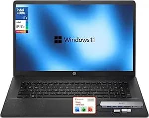 Hp 2026 17.3” Hd Laptop For Work & Home – 13th Gen Intel i5 Performance With Office 365 For The Web,12gb Ram 256gb Ssd, Wi-Fi 6, Windows 11 Pro, Jet Black With Docking Station