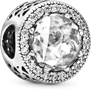 Pandora Sparkling Clear Charm Bracelet Charm Moments Bracelets - Stunning Women'S Jewelry - Gift For Women - Made With Sterling Silver & Cubic Zirconia